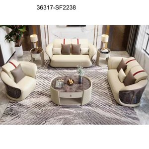 โซฟาผ้าไมโครไฟเบอร์น้ำหนักเบาหรูหราพร้อมฝาแบบถอดได้36317-SF2238ออกแบบได้ตามต้องการ - Product Image 1