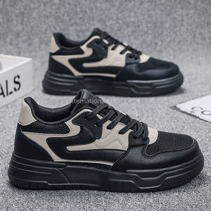 Zapatillas Deportivas de Verano para Hombre, Estilo Skateboarding, Planas, de Cuero Genuino y Malla, Tallas Grandes EU49/50 US15/16, Zapatos Casuales para Caminar - Product Image 4