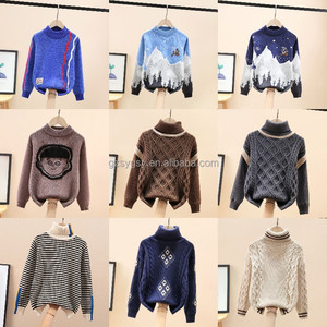 Hot bán V Cổ Dài Tay Áo Thun biểu tượng tùy chỉnh dệt kim Kid trường đồng phục áo len - Product Image 5