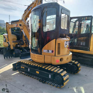 EPA CE Livraison gratuite Mini caterpillar cat303.5 3 tonnes pelleteuse d'occasion cat303.5e pelleteuse domestique d'occasion en stock - Product Image 4