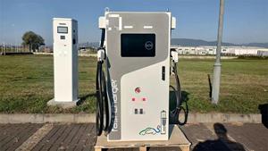Station de recharge rapide pour véhicules électriques SCU 60 kW, norme européenne, double connecteur CCS2, chargeur rapide DC pour voitures électriques - Product Image 4