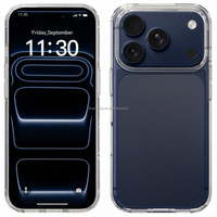 Casing HP Minimalis Transparan Yanchentian untuk iPhone 17/16/15, Pelindung Ultra Tipis dengan Bumper Anti Benturan