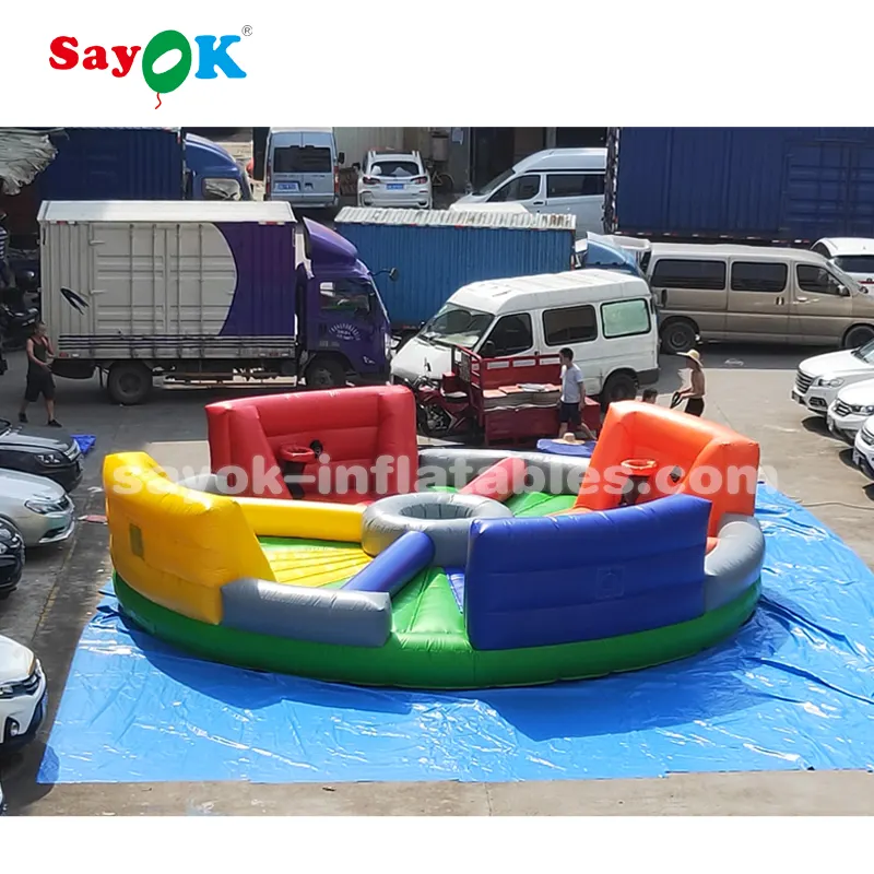 आउटडोर चाउ नीचे inflatable भूख hippos खेल के लिए बिक्री