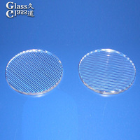 Couverture de lumière diffuse en verre borosilicate à surface texturée pour éclairage intérieur