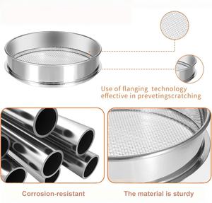 Hengchen Hoge Precisie Roestvrijstalen Mesh Astm E11 Standaard Iso9001 Gecertificeerde Duurzame Deeltjesgrootte Analyze Testzeef - Product Image 2