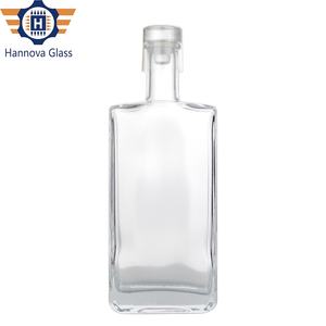 ขวดแก้วขอบหนา500มล. สำหรับจินรัมวิสกี้ผลิตจากโรงงาน - Product Image 1