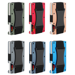 Portefeuille fin en alliage d'aluminium forgé pour homme, organiseur de cartes, porte-cartes de crédit, cadeau de luxe - Product Image 2