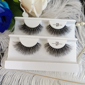 <span class=keywords><strong>Faux</strong></span> cils en vison personnalisé, pelucheux, bande épaisse, offre spéciale, 2022 - Product Image 4