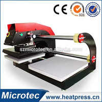 Presse à sublimation pneumatique double plaque chauffante Microtec Mini, fabriquée en Chine