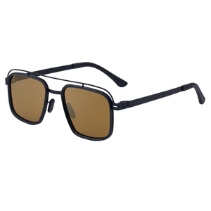 My-98320 Lunettes de soleil polarisées carrées pour hommes, verres TAC UV400, monture en plastique et métal, type 3, protection solaire, emballage en boîte - Product Image 2