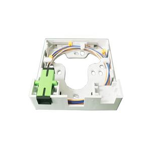 CO-NET prix usine FTTH blanc petite boîte 3 ports 2 noyaux SC FC fibre optique intérieur extérieur prise murale boîte à bornes - Product Image 1