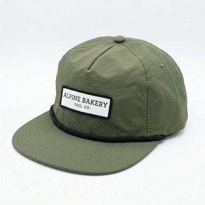 หมวกแก๊ปแบบ Snapback 5 แผง ผ้าไนลอน ไม่เสริมโครง  ปักโลโก้แบบทอตามสั่ง OEM - Product Image 3