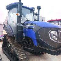 Traktor Pertanian 100HP M1002-3C Crawler Traktor Kemudi Hidrolik dengan Kabin, Stok Tersedia, Promo Harga Spesial, Pengiriman Cepat