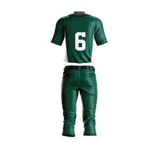 Tissu en maille respirant à séchage rapide, uniforme de baseball à manches courtes, motif sur le devant - Entraînement quotidien de l'équipe - Product Image 3