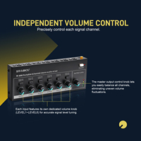 STABCL M-600 Prix Usine Table de Mixage Audio Stéréo Numérique Amplifiée 6 Canaux Anti-Bruit Guangdong pour Usage Domestique