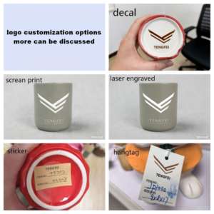 Paire de tasses à café en céramique avec motif de pull de Noël moderne, design en relief, cadeau idéal <span class=keywords><strong>pour</strong></span> les petites amies - Product Image 5