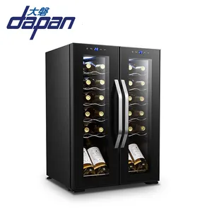 Refrigerador de vino de China, JC-68, 24 botellas, control de temperatura, Zona dual