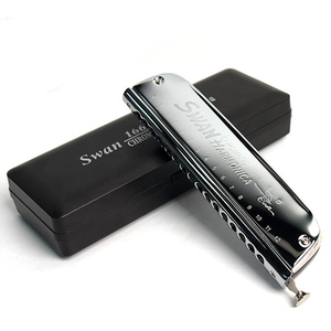 SW1664 48-Tone <span class=keywords><strong>Chromatic</strong></span> <span class=keywords><strong>Harmonica</strong></span> 6-Loch-Übung mit dickem Schlag mund für Anfänger und Fort geschrittene - Product Image 2