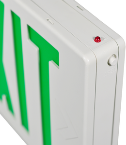 Luminaire d'urgence Feltro avec flèches directionnelles en option, lettres haute visibilité de 6 pouces, adapté aux lieux publics et - Product Image 5