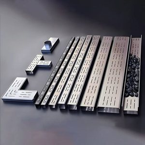 Tùy Chỉnh 304 316 Hình Chữ U Thép Không Gỉ Cống Bìa Cho Hệ Thống Thoát Nước Sân Gutterway Cho Nhà Bếp Đường Bộ 316 Thép Không Gỉ - Product Image 3