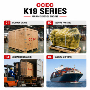 <span class=keywords><strong>Moteur</strong></span> diesel série CUM KTA19-M 317-522 kW 425-700 <span class=keywords><strong>CV</strong></span>, <span class=keywords><strong>moteur</strong></span> de propulsion principale marine turbocompressé pour navire commercial - Product Image 3
