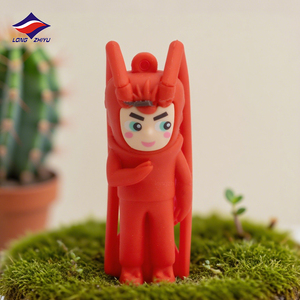 Longzhiyu 18 Năm OEM Nhà Máy Tùy Chỉnh Thực hiện Silicone Cao Su 3D Phim Hoạt Hình Phim Hoạt Hình Hành Động PVC Đồ Chơi Mới Lạ Quà Tặng Khuyến Mãi - Product Image 4