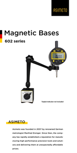 ขาตั้งมาตรวัดแบบแม่เหล็ก Asimet0 รุ่น 602 แรงแม่เหล็ก 30-130 กิโลกรัม - Product Image 2