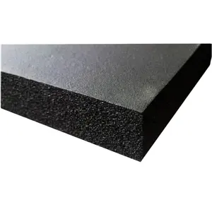 PVC NBR fire-resistance rubber plastic insulation building material black foam/sponge rubber sheet