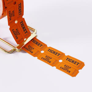 Tickets de loterie en papier Huaxi 2000 blancs et roses pour les sports et les divertissements, loterie, bingo, fêtes, concerts, carnavals et autres événements - Product Image 3