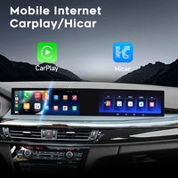 Autoradio Android 10 à double écran 21 pouces avec GPS 360 DSP Carplay pour BMW X5 E70 2014-2017