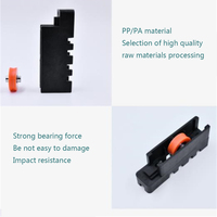 Roulettes en nylon pour fenêtres coulissantes, roulettes pour fenêtres en PVC, quincaillerie pour fenêtres en aluminium, loquets, roues pour le Cameroun