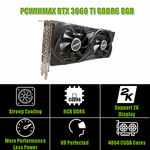 การ์ดจอ PCWINMAX รุ่นดั้งเดิม คุ้มค่า คุ้มราคา <span class=keywords><strong>Geforce</strong></span> RTX 3060 <span class=keywords><strong>RTX3060</strong></span> <span class=keywords><strong>Ti</strong></span> 8GB 12GB GDDR6 การ์ดแสดงผลสำหรับเล่นเกม สำหรับคอมพิวเตอร์ตั้งโต๊ะ - Product Image 2