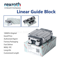 Véritable Rexroth R1651 R165181420 R165131420 R165121420 R16517142Z R165111420 R165143210 R165121322 Bloc de roulement Guide linéaire