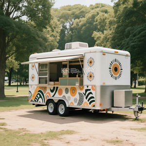 2025 Venta Concesión Móvil Hot Dog Trailer Pizza Camión de comida rápida - Product Image 1