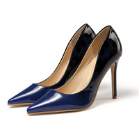 Chaussures de mariée sexy en cuir véritable grande taille à talons aiguilles pointus pour femme, à enfiler, pour l'été, pour les fêtes et les mariages, avec paillettes, hauteur 8 cm