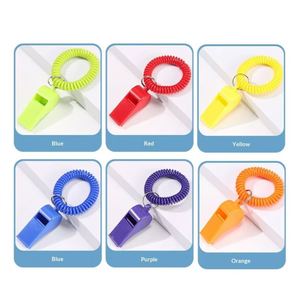 Silbatos de Plástico Multicolor para Niños, Eventos Deportivos, Equipo de Árbitro, Correa de Muñeca con Resorte, Juego de Silbatos de Seguridad - Product Image 3