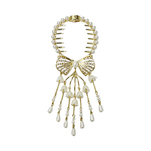 Ancient Wind Chime Orchid Tassel Hair Clip Women's New Magic Clip Bun Hairstyle Fixer Metal Alloy Jumpsuit Bow Tie Hair Clip - Product Image 3