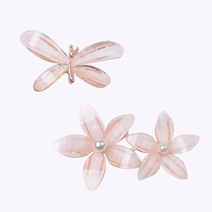 Accesorios de flores de resina de aleación DIY para decoración de bodas, broche de Material, lazo para el pelo, ropa, accesorios artesanales de joyería DIY - Product Image 4