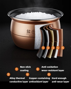 Aparato de cocina inteligente de 6 <span class=keywords><strong>litros</strong></span>, multicocina, fabricantes de acero inoxidable, <span class=keywords><strong>olla</strong></span> a presión eléctrica doméstica de gran capacidad - Product Image 3