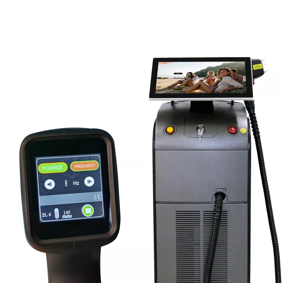 2022Newest 4K 1600W Triple wave Platinum Titanium/808nm laser diode hair removal/755 8081064 diode laser machine price