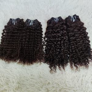 LetsFly - Paquetes de Cabello Humano Rizado/Ondulado al Agua al por Mayor, 10-20 Pulgadas, 9A, Marrón Mixto, Brasileño, 100% Virgen, Extensiones de Cabello para Tejer - Product Image 4