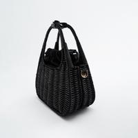 Sac à bandoulière en rotin de paille pour femme, fourre-tout de plage d'été de haute qualité, meilleure vente