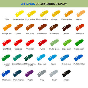 Débutant Enfants Art Fournitures 2L Or Métallique <span class=keywords><strong>Acrylique</strong></span> Huile <span class=keywords><strong>Gouache</strong></span> Peinture avec Revêtement Pigment pour Enfants Comprend <span class=keywords><strong>Acrylique</strong></span> Brosse Ensemble - Product Image 5