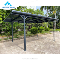Vente directe usine : Système de montage au sol solaire robuste, abri de voiture, carport solaire extérieur en métal et aluminium
