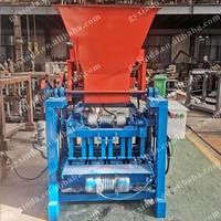 Ligne de production de machines semi-automatiques pour la fabrication de blocs creux avec moteur, pompe et PLC à vendre