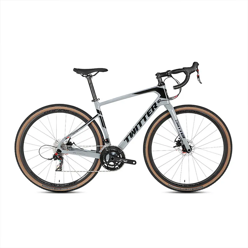 8.7kg Superlight full carbon fiber road bike disc brakes 22 Speed Off-Road Bike