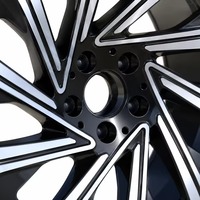 Jantes de voiture noires usinées 19x8,5 pouces 5x112 pour Mercedes-Benz Classe E – Prix direct usine