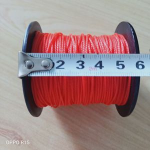 สายเอ็นตกปลาไนลอนแบบหลายเส้น สีแดง ความแข็งแรงสูง พร้อมไม้บรรทัด สำหรับงานก่อสร้างและตกปลา - Product Image 2