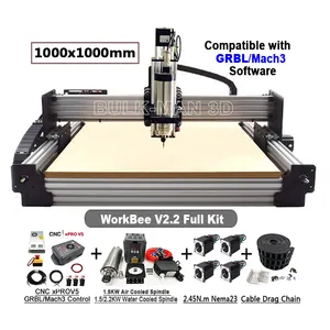 1010 Neuestes Workbee CNC Wood Router Full Kit mit Tingle Tension System