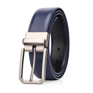 <span class=keywords><strong>Ceinture</strong></span> Classique en Cuir Véritable pour Homme, <span class=keywords><strong>Ceinture</strong></span> Habillée de Luxe en Cuir de Vachette avec Boucle à Aiguille en Alliage - Product Image 6